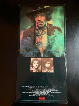 Jimi Hendrix ‎electric Ladyland 2657 012 Uk Polydor 2xlp