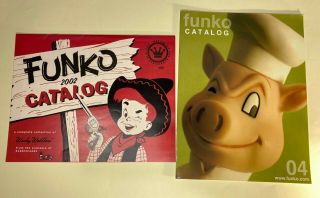 2002 & 2004 Funko Catalogs Wacky Wobblers Spastik Plastik