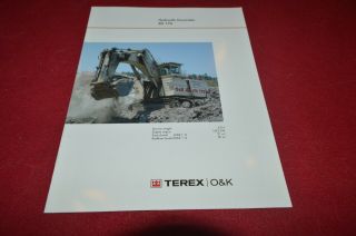 O&k Terex Rh 170 Hydraulic Excavator Brochure Fcca