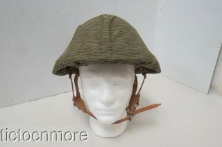 Nva Ddr East German M56/76 Combat Helmet W/ Camo Cover