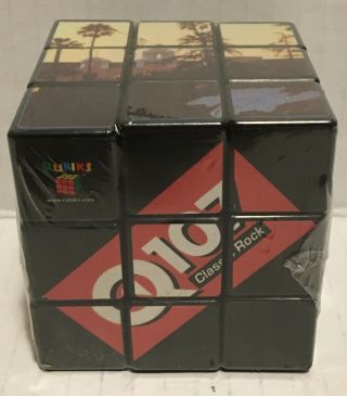 Q107 Classic Rock Rubiks Cube And W/ The Beatles,  Pink Floyd,  Etc.