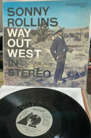 Sonny Rollins - Way Out West 1992 Le Analogue Productions Apj 008 Vinyl N/mint