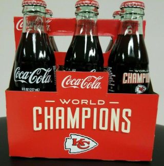 Kansas City Chiefs World Champions Coke Bottles Kc Superbowl Patrick Mahomes