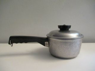 Vintage Club Aluminum Small 3/4 Quart 24 Oz 3 Cup Sauce Pan With Lid Pot