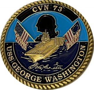 Uss George Washington Cvn - 73 Us Navy Ships Challenge Coin