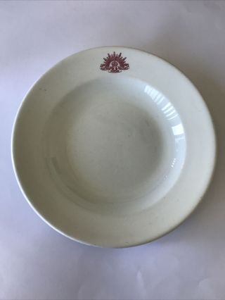 Old Australian Military Forces Soup Bowl,  Amf,  Army,  Collectables,  Postage
