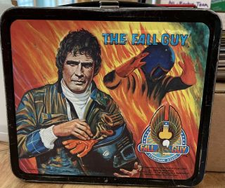 1981 Aladdin The Fall Guy 20th Century Fox Metal Lunch Box
