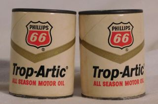 Vintage Phillips 66 Trop - Artic Motor Oil Advertising Coin Bank