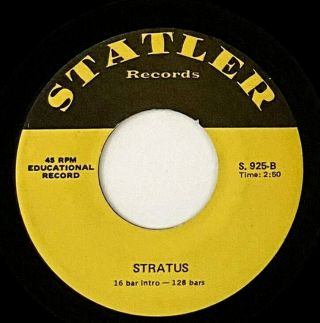 Unknown Artist " Stratus " Obscure Funk Psych Breaks Soul 45 Statler Mp3