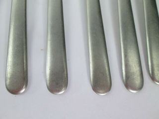 Vintage Our Very Best OVB 17 Pc Solid Nickel Silver Flatware Set Knives & Forks 3