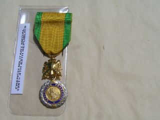 Ww1,  Ww2,  French Military Medal (medaille Militaire) 1951 On Type.