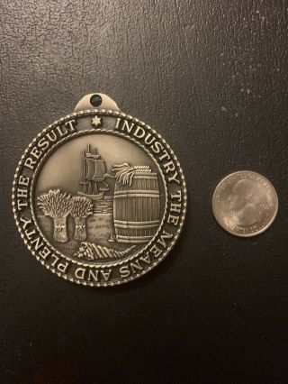 Maryland House Of Delegates The Speakers Medallion.  Coin Stamp White Declaration