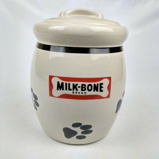 Vintage Milk - Bone Dog Treat Ceramic Cookie Jar Crock