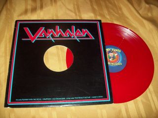 Van Halen Merrie Melodies Looney Tunes Ep Lp Promo Red Vinyl 1978 Wb S/t Ii Nm