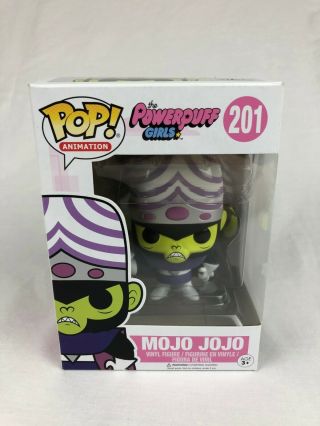 Funko Pop Animation The Powerpuff Girls Mojo Jojo 201 Vaulted Pristine Rare