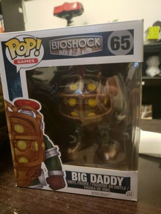 Funko Pop Bioshock Big Daddy 6 Inch Vinyl