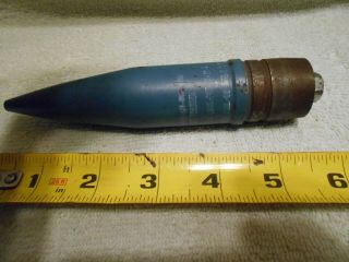 VTG 1970 ' s AMRON US Military A - 10 Warthog 30mm Training Projectile 2