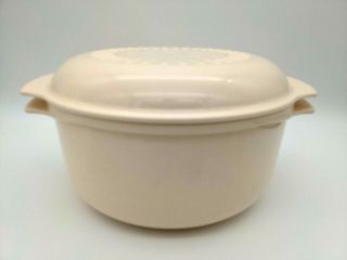 Tupperware Microwave 3 Qt Casserole Stack Cooker Bowl 2192 And Lid