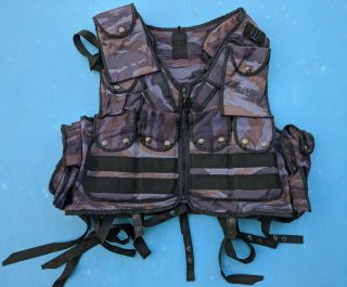 Yugoslavia Serbia Militia Tiger Stripe Camouflage M70 Tactical Vest L