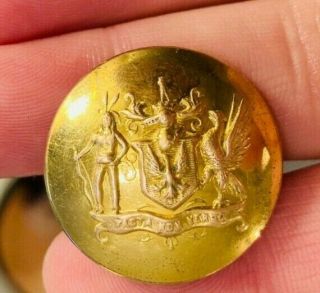 1893 Massachusetts Ancient And Honorable Artillery Button.  Albert Ms 48