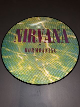 Nirvana Nevermind Kurt Cobain Lp Record Vinyl Promo Hormoaning Picture Disc