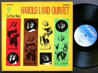 Harold Land Quintet The Peace - Maker Lp Cadet Lps 813 Us 