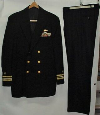 U.  S.  Navy Officer Blue Dress Uniform W/insignia