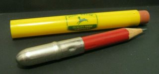 John Deere Bullet Pencil 1950 Quality Farm Equipment Qfe Trademark 4 Leg Deer