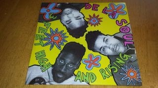 De La Soul Three Feet High & Rising 3 Lp Clear Vinyl Rare Hip Hop Ice T Fridays