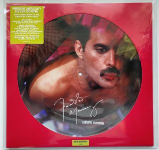Freddie Mercury (queen) Never Boring Pic Disc - & Unplayed
