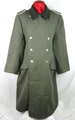 East German NVA Dark Collar Infantry Enlisted Greatcoat (Overcoat) Large M52 - 1 2