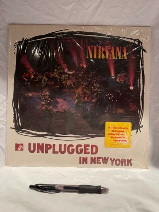1994 Nirvana Mtv Unplugged In York Lp Vinyl Record Geffen First Pressing