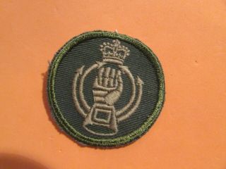 Royal Canadian Armoured Corps Boonie (combat) Cap Cloth Badge.