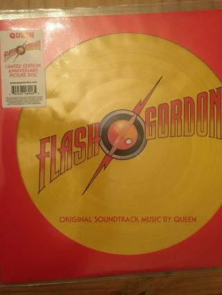 Queen - Flash Gordon 40th Anniversary Vinyl Picture Disc Lp In Hand No.  272/1980