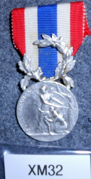 Xm32 French Police Medal Of Honor,  Named Dated 1976