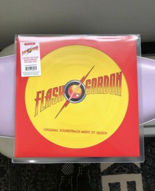 Queen - Flash Gordon 40th Anniversary Vinyl Picture Disc Lp 1980 Copies