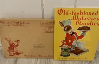1932 Old - Fashioned Molasses Goodies By Ruth Washburn Jordan With Mailer
