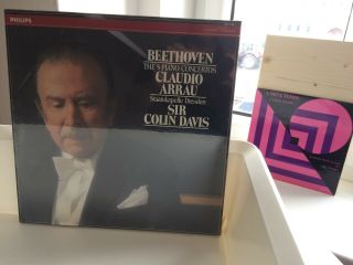Claudio Arrau - Beethoven 5 Piano Concertos - Philips 4 Lp Box Digital -
