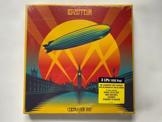 Led Zeppelin Celebration Day Box Set 180gm Lp Vinyl,  Perfect