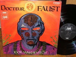 French Avant Psych Rock Lp Igor Wakhevitch - Docteur Faust /