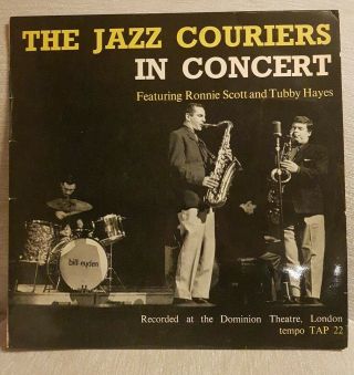 Jazz Couriers In Concert Lp 1958 - Tempo - Tap 22 Tubby Hayes.