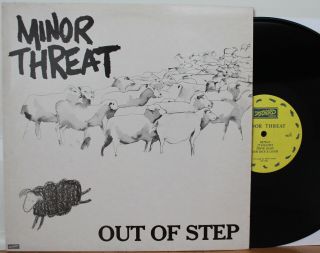 Minor Threat Ep “out Of Step” Dischord 10 1983 Remixed Version Vg,