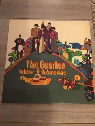 The Beatles Yellow Submarine Vinyl Lp Apple 1st Pressing Pmc 7070 Mono