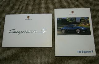 2005 Porsche Cayman S Showroom Advertising Sales Brochures