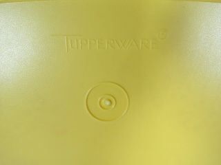 70 ' S YELLOW VINTAGE 11PC TUPPERWARE PAK - N - CARRY LUNCH BOX KIT TOTE W/ HANDLE 3