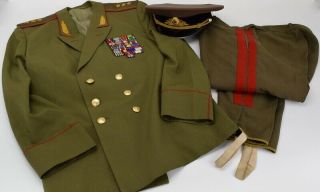 Ussr Russian Soviet Colonel General Dress Uniform - Complete Set