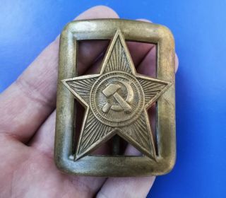 Soviet Military Buckle Red Army of the USSR command of officers. 2