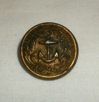 Vintage Rhode Island State Seal Uniform Button Scovill Mfg Co Civil War