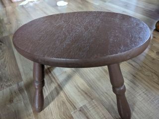 Vintage Wooden Small Foot Stool 2
