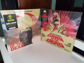 Dawn & Day Of The Dead 180g 4xlp Limited Edition Color Vinyl Waxwork